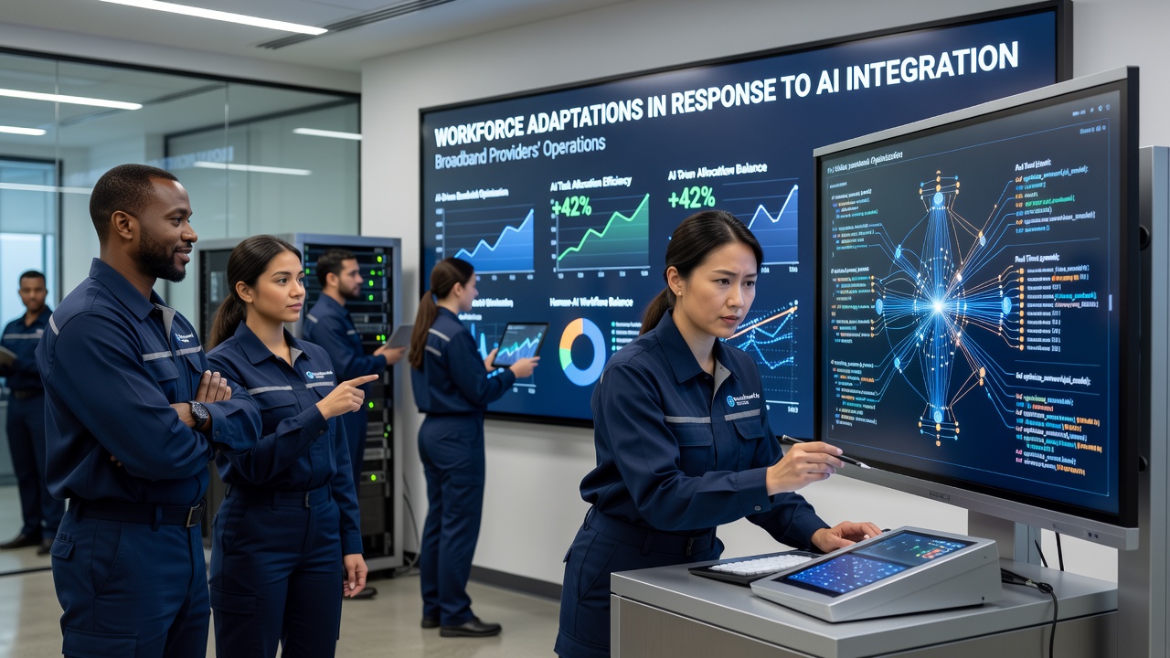 Workforce Adaptations in Response to AI Integration Within Broadband Providers' Operations